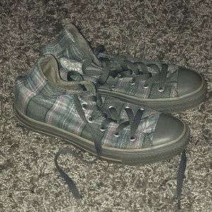 Converse plaid sneakers